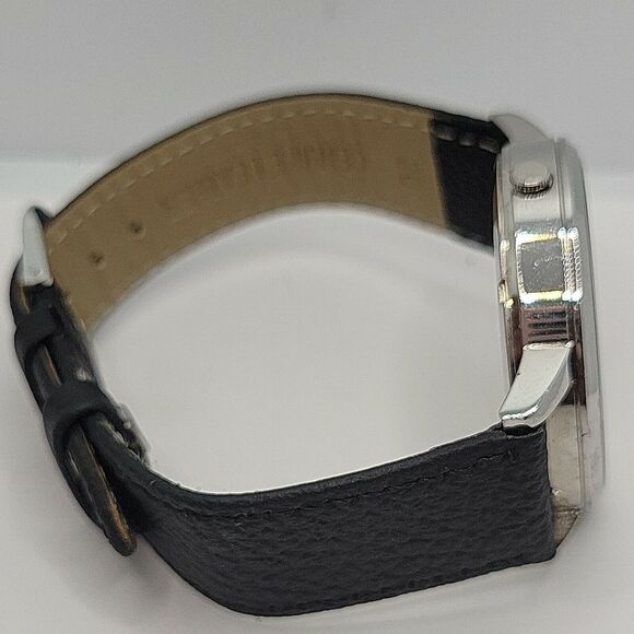 Fossil Boyfriend ES3787 Women Black Leather Analog Dial Quartz Wrist Watch BC990 - Picture 9 of 10